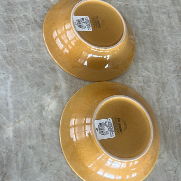 Pier 1 Soup Cereal Bowl Spice Route Ginger Set of 2 NWT Retired - Picture 4 of 6
